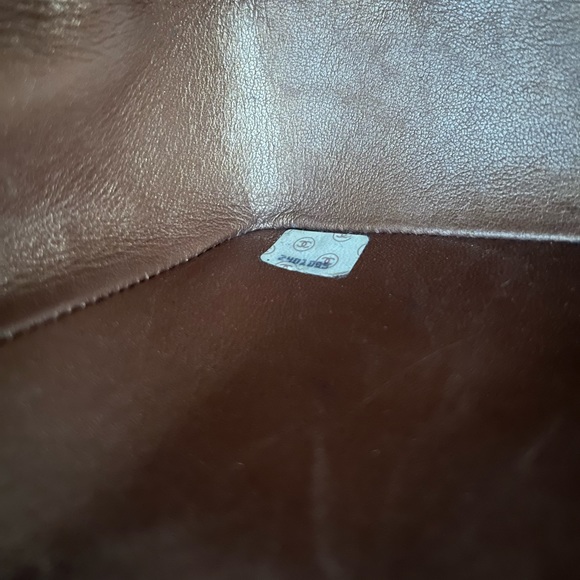 ♻️Auth Chanel Bronze Classic Diana Flap Small RARE Vintage PreLoved - Picture 15 of 15